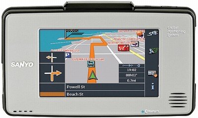 Sanyo Easy Street NVM4030 GPS Navigation System with Bluetooth and MP3 Capabilities