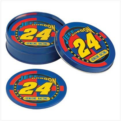 Jeff Gordon Tin Coaster Set