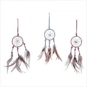 ASSTD. DREAM CATCHER W/ 3 DROP (1 Dozen)