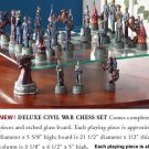 Deluxe Civil War Chess Set