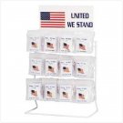 AMERICAN FLAG PIN 96 PC DISPLY
