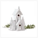 Wood Distressed Victorian Birdhouse