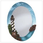 Lighthouse Oval Mirror