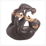 Monkey Playing with Chimp, Alabastrite