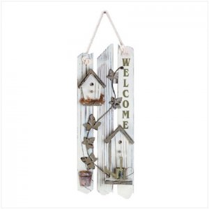 Wood Welcome Sign