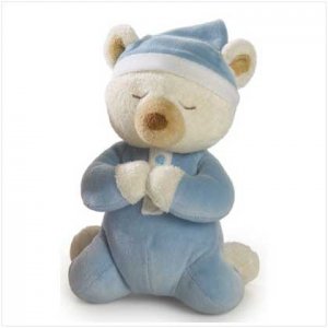 Blue Boy Prayer Bear