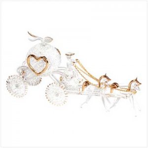 Spun Glass Carriage with Driver