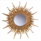 GOLD PLATED SUN RAY MIRROR