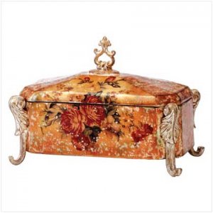 Antique Roses Box with Lid