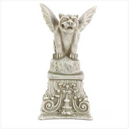 GARGOYLE ON PEDESTIAL
