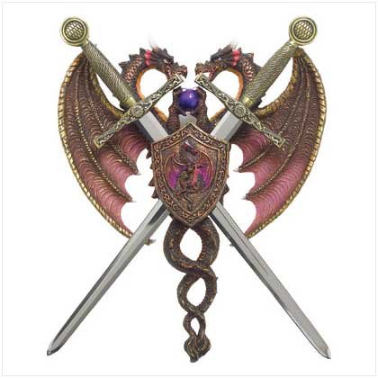 Dual Dragon Plq Letter Openers