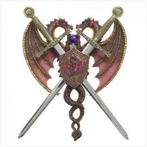 Dual Dragon Plq Letter Openers