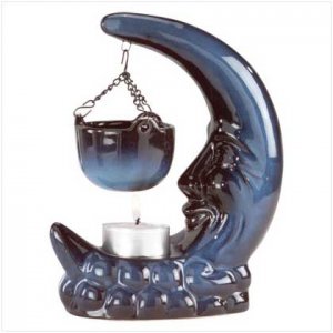 PORC MOON/HANGING DISH WARMER
