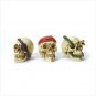 Set of 3 Mini Skeleton Busts