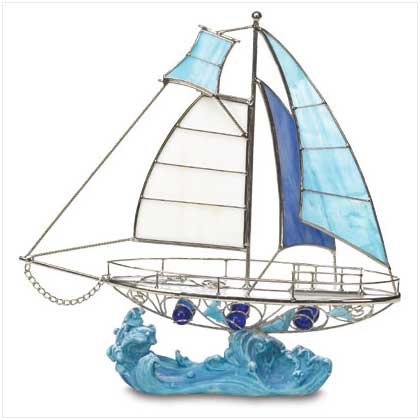 Glass Sailboat