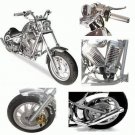 49cc - 2 Stroke Chrome Chopper - Up to 24 MPH  free shipping