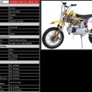110cc - 4 Stroke Dirt Bike - Up to 37 MPH