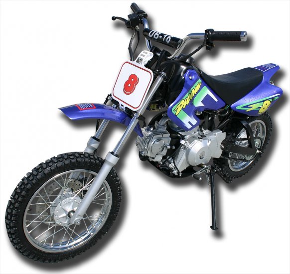 110cc - 4 Stroke Dirt Bike - Up to 37 MPH