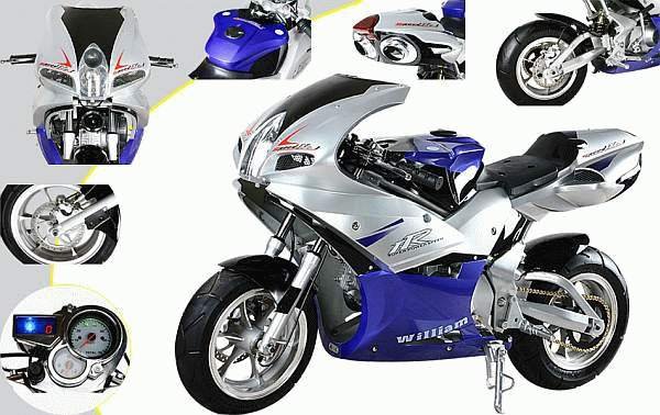 110cc - 4 Stroke Super Bike - Up to 52 MPH