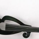 Black Electric 4/4 Violin/Fiddle+Gig Bag+Headphones NEW