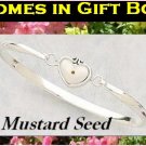Mustard Seed Cuff Bracelet, Gift Box, Prayer Card