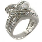 Created Blue topaz With 925 Silver Ring