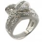 Created Blue topaz With 925 Silver Ring