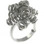 NATURAL DIAMOND WITH SOLID 18K WHITE GOLD RING