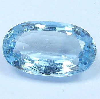 GENUINE AQUAMARINE OVAL SHAPE