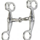 Lot of 3 Stainless Steel Tom Thumb bits - Mini Size 3 1/2" mouth #252210-3