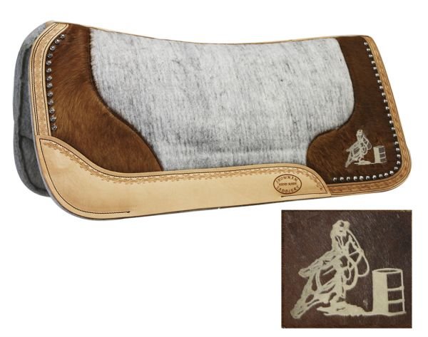 Tapis De Selle 100% Laine Mohair Showman - Dimensions 32 X 31