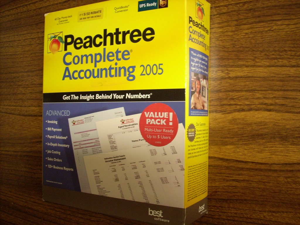 Peachtree Complete Accounting 2005 (5User)(Windows)