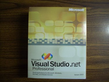 Microsoft Visual Studio .NET Professional 2003 (Windows)