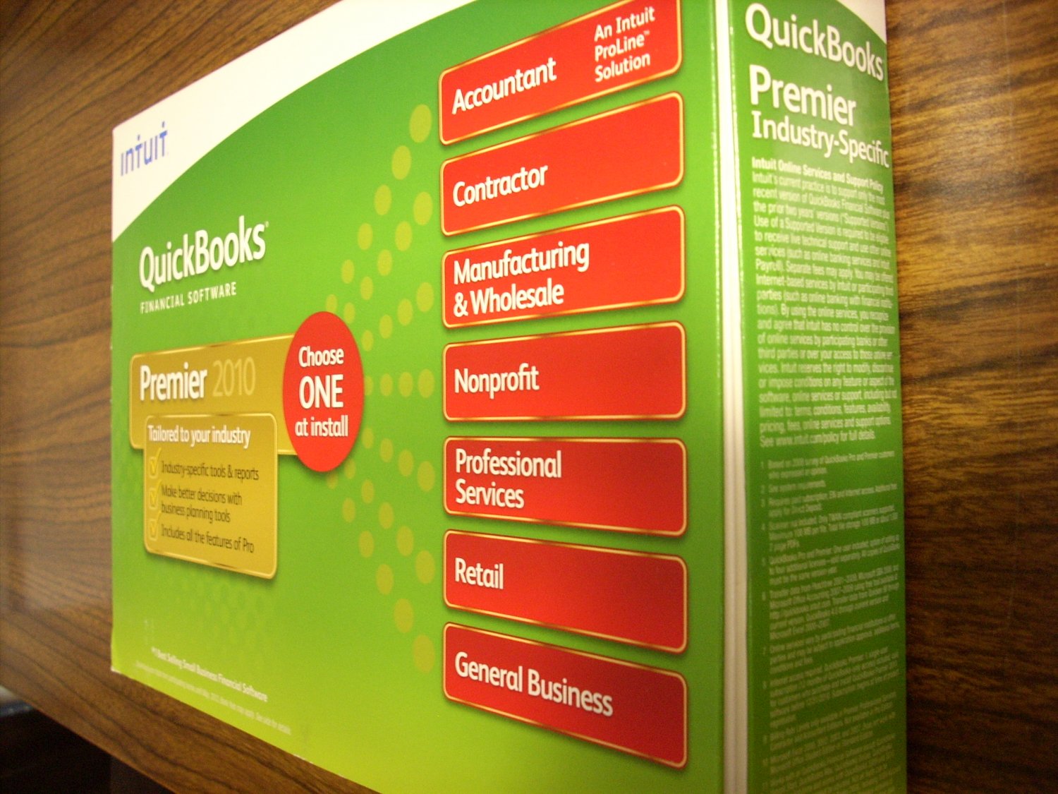 Quickbooks Premier 2010 Professional Services
