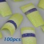 100 Glitter Green Blue Fashion nail tips