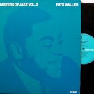 Waller, Fats - Masters Of Jazz Volume 2 - 2 Vinyl LP Record Set - German Pressing