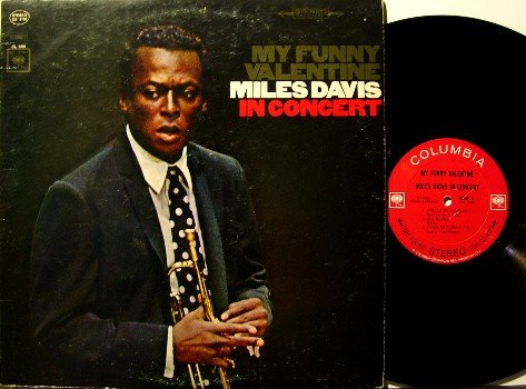 Davis, Miles - My Funny Valentine In Concert - Vinyl LP Record - Promo ...