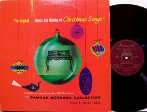 Music Box Medley Of Christmas Songs - Vinyl LP Record - Bornand Collection