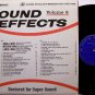 Sound Effects - Vinyl LP Record - Audio Fidelity Volume 6 - War / Transportation - Odd Unusual