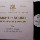 Sight & Sound Percussion Sampler - Vinyl LP Record - Early Stereo Demo Album - Odd Unusual