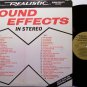 Sound Effects - Radio Shack / Realistic Pressing - Vinyl LP Record - Odd Unusual