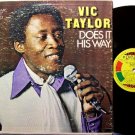 Taylor, Vic - Does It His Way - Vinyl LP Record - Jamaica Pressing - Reggae