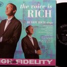 Rich, Buddy - The Voice Is Rich - Vinyl LP Record - Original 1959 Mono Pressing - Jazz