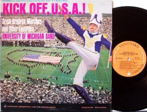 University Of Michigan - Kick Off U.S.A. - Vinyl LP Record - U Of M Football - College Sports
