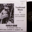 George, Franklin - Traditional Music For Banjo Fiddle & Bagpipes - Vinyl LP Record - Mountain Folk