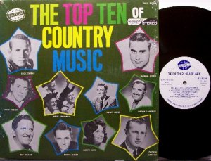 Various Artists - The Top Ten Of Country Music - Vinyl LP Record - Nashville Country