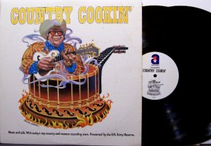 Country Cookin' - US Army Radio Show - Vinyl 2 LP Record Set - 1974 shows #153-156