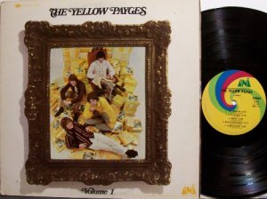 Yellow Payges, The - Volume 1 - Vinyl LP Record - Original 1st Pressing - Psych Rock