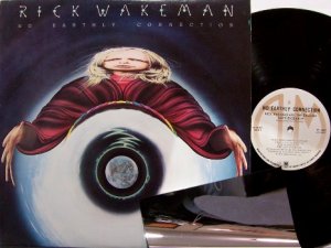 Wakeman, Rick - No Earthly Connection - Canada Pressing - Vinyl LP Record + Insert - Yes - Rock