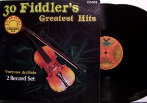 Fiddler's Greatest Hits - 30 Songs - Various Artists - 2 Vinyl LP Record Set - Bluegrass